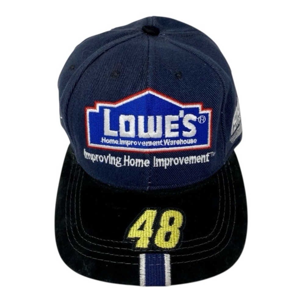 Jimmy Johnson Lowe’s 48 Hendrick motor sports. Chase NASCAR Baseball Hat Blue